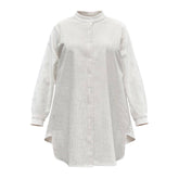 Cămașă lungă Butterfly pentru femei, bumbac reiat